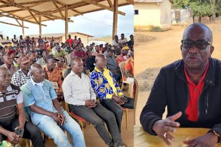 Moulengui-Binza : le ministre Ignoumba incite les populations à soutenir Oligui Nguema